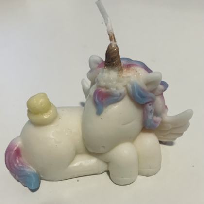 Einhorn Kerze